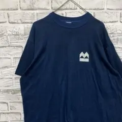 USA製90sヴィンテージTシャツ！シングルステッチブルー　古着L 0804