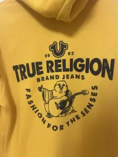 TRUE RELIGION イエロー パーカー swag