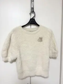 秋服　半袖ニット ホワイト INGNI