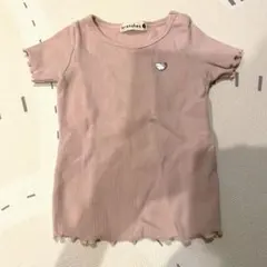 【良品】branshes 90cm ピンク　半袖Tシャツのサムネイル