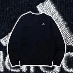 00s adidas スウェット 前V パフォーマンスロゴ ネイビー ノームコアのサムネイル