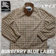 バーバリー BURBERRY ノバチェック ジャケット ブルゾン ホースロゴ Lのサムネイル