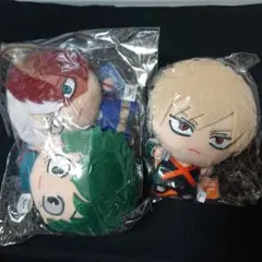 僕のヒーローアカデミア　ちびぐるみvol.1轟 緑谷 vol,2 爆豪 3点