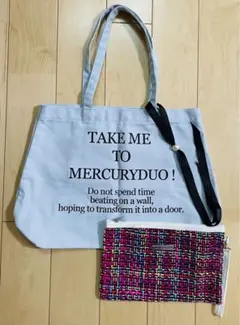 MERCURYDUO トートバッグ ポーチ　雑誌付録品