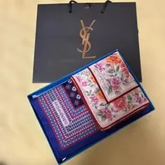 YVES SAINT LAURENT ハンカチ 2枚セット