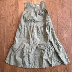 GAP KIDS ノースリーブワンピース Sサイズ オリーブグリーン120
