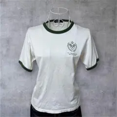 Polo Ralph Lauren 90s リンガーTシャツ テニス 白緑 Sのサムネイル