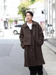 YOKE / 3WAY BAL COLLAR SHARE COAT