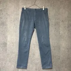 UNIQLO ユニクロ スリムフィットチノ ブルーグレー ウエスト79cm