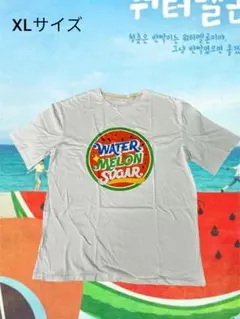 夏終わり特価！■輝くウォーターメロン■Tシャツ　XLサイズ