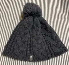 THE NORTH FACE ダークグレー ニット帽　ザ　ノースフェイス