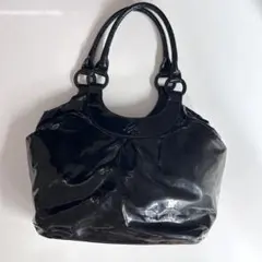 エナメル トートバッグ