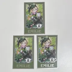 原神　ホヨランド　おみくじ　エミリエ　3枚