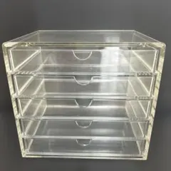 ★最終価格★無印良品 透明アクリル 5段引き出し収納ボックス