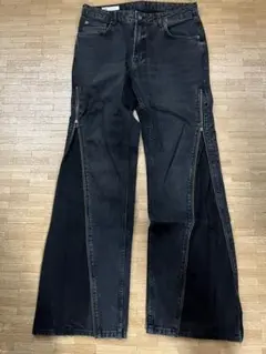 ZARA ブラックブーツカットデニム　フレアデニム ZARA ブラック ブーツカットデニム THE DISCO PANT - メルカリ