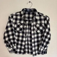 ELFINDOLL チェック柄 長袖シャツ 120