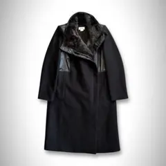 Helmut Lang archive fur coat