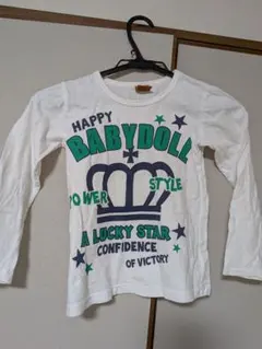 BABYDOLL 長袖Tシャツ 120サイズ ホワイト