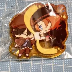 文豪ストレイドッグス　クリアクリップバッジ　ばーさす　中原中也　江戸川乱歩