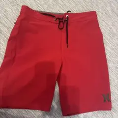 Hurley CJ5105 レッド サーフパンツ 28