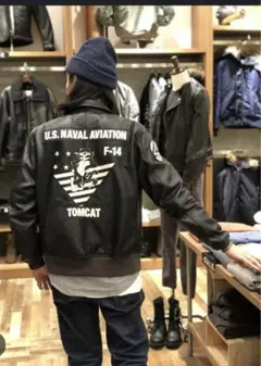 アヴィレックス トムキャット ライダース 革ジャンのサムネイル