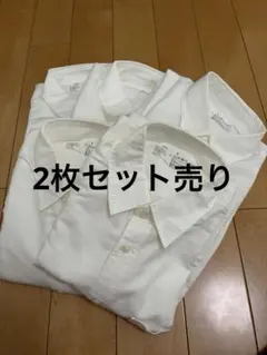 【未着用】MUJI無印良品長袖シャツ S ホワイト　ヘンプ／コットン 2枚まとめのサムネイル