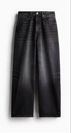 H&M スーパーバギー　デニム　W31 L30 新品