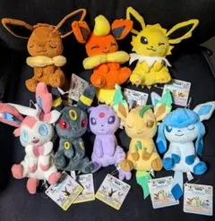 タグ付き美品 ポケモン XYZ くつろぎタイム イーブイズ ぬいぐるみ