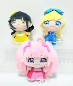 ひみつのアイプリ ボイスぬいぐるみ 鈴風つむぎ 青空ひまり 星川みつき 3種