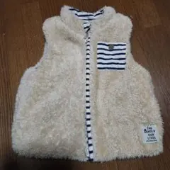 リバーシブル フリースベスト 100cm