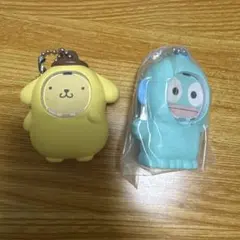 サンリオ　フォトフレームマスコット　ポムポムプリン&ハンギョドン