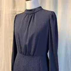 美品　NATURAL BEAUTY BASIC ジャガードマーメイドワンピース