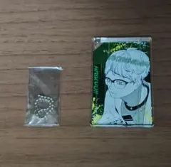 ハイキュー 及川徹の全員倒す ドミノ風アクリルキーホルダー　月島蛍