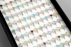 [64] 猫目石 レディースファッションリング 100点 指輪 女性 Nb9