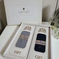 ヒューゴヴァレンティン ソックス 2足セット 未使用 美品 メンズ