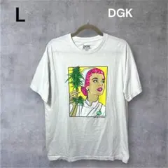 DGK 美品 Tシャツ 半袖 古着 白 L 大麻 マリファナ ガンジャ ナースのサムネイル