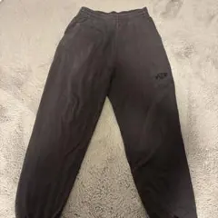 A'GEM ブラック スウェットパンツ