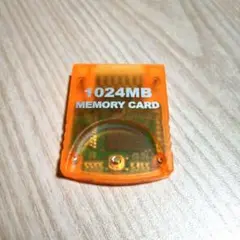 ゲームキューブ メモリーカード 1024MB オレンジ