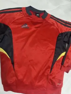 adidas 長袖カットソー 12A レッド