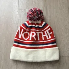 THE NORTH FACE ニット帽 ポンポン付き