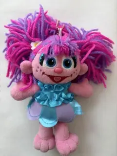 USJ セサミストリート アビー・カダビー ぬいぐるみキーチェーン