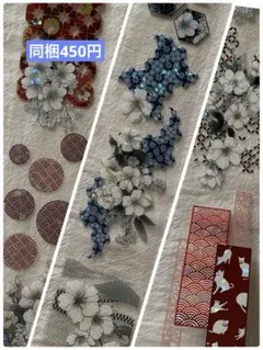 QY 海外マステ 贝壳光 PET 切り売り 6cm幅 花装飾 1ループ - メルカリ