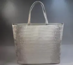 クロコダイル バッグ 本物 ヒマラヤ トートバッグ サイズ大 ショルダー2way