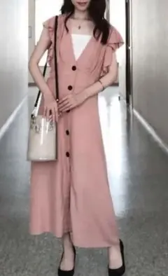 新品　ZARA　ロングワンピース