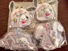 サンリオキャラクターズ パッケージチャーム＆チョコボーロ 4個セット