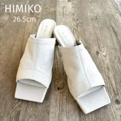 卑弥呼 HIMIKO ストレッチレザーミュール アイボリー 26.5cmのサムネイル
