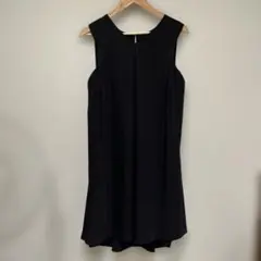 STUDIOUS　Aラインダブルタックワンピース　ブラックのサムネイル