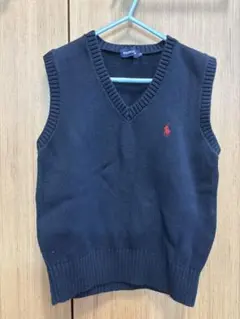 極希少90s ラルフローレン スクールベスト L ネイビー 紺 スクール