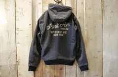 abercrombie&fitch フード付き デニム ジャケット グレー