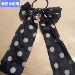 ディズニーストア　ミニー　ヘアポニー　りぼん　ヘアゴム　ミニードット